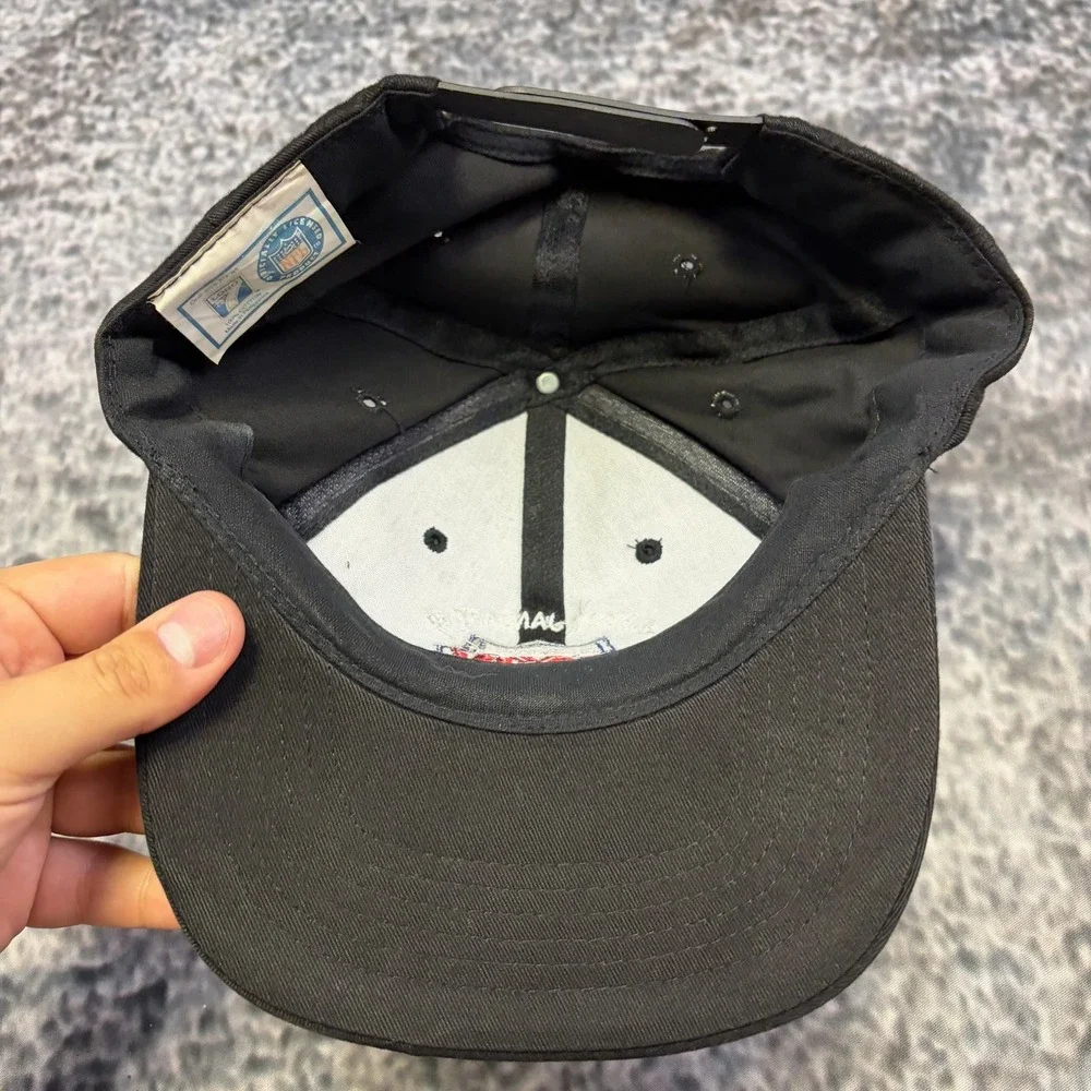 VTG Super Bowl XXXIV 2000 Hat Snapback Atlanta, Georgia NFL Black Adjustable Cap